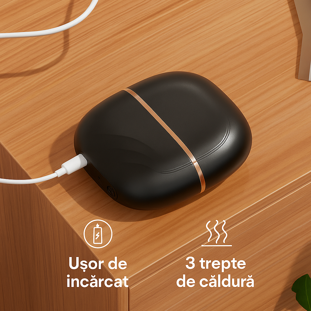 Mini Placă Portabilă Pentru Îndreptat Părul – Oriunde & Oricând