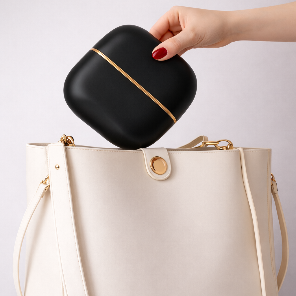 Mini Placă Portabilă Pentru Îndreptat Părul – Oriunde & Oricând