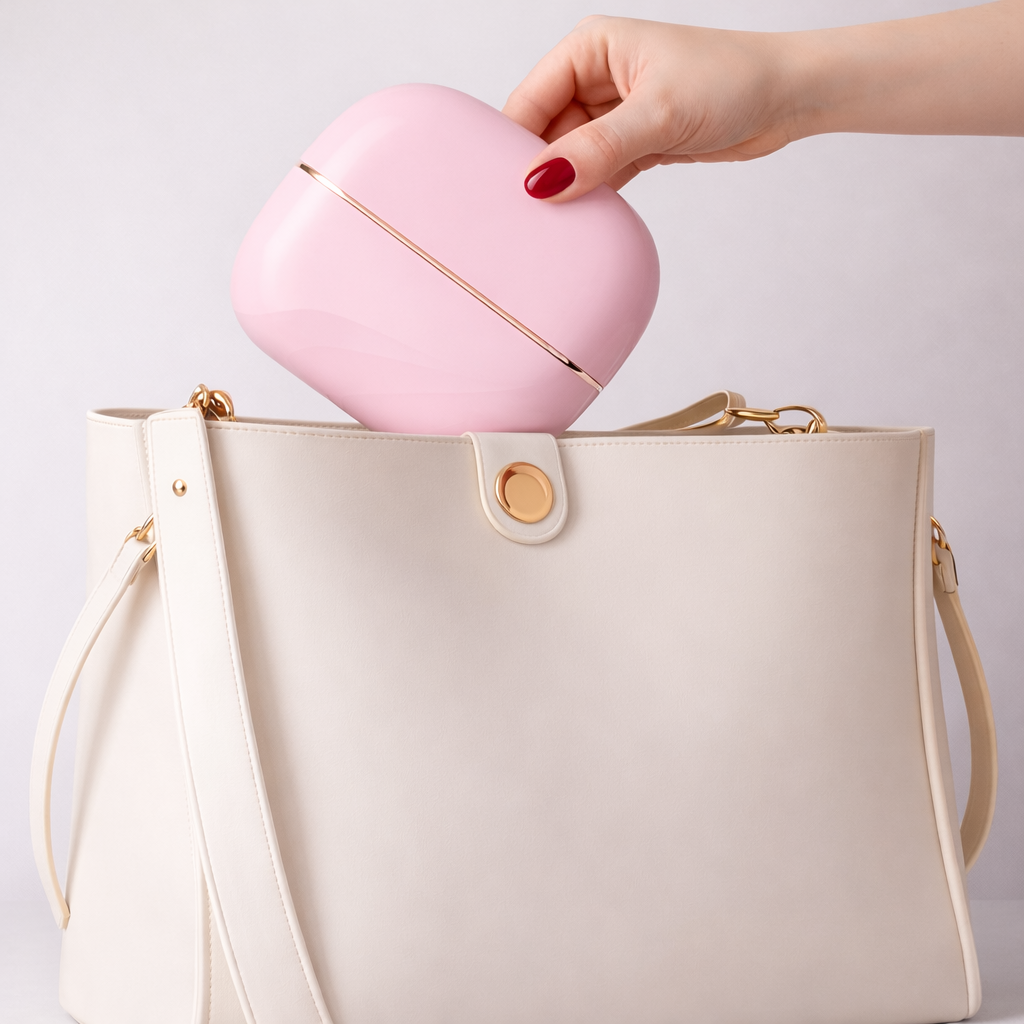 Mini Placă Portabilă Pentru Îndreptat Părul – Oriunde & Oricând